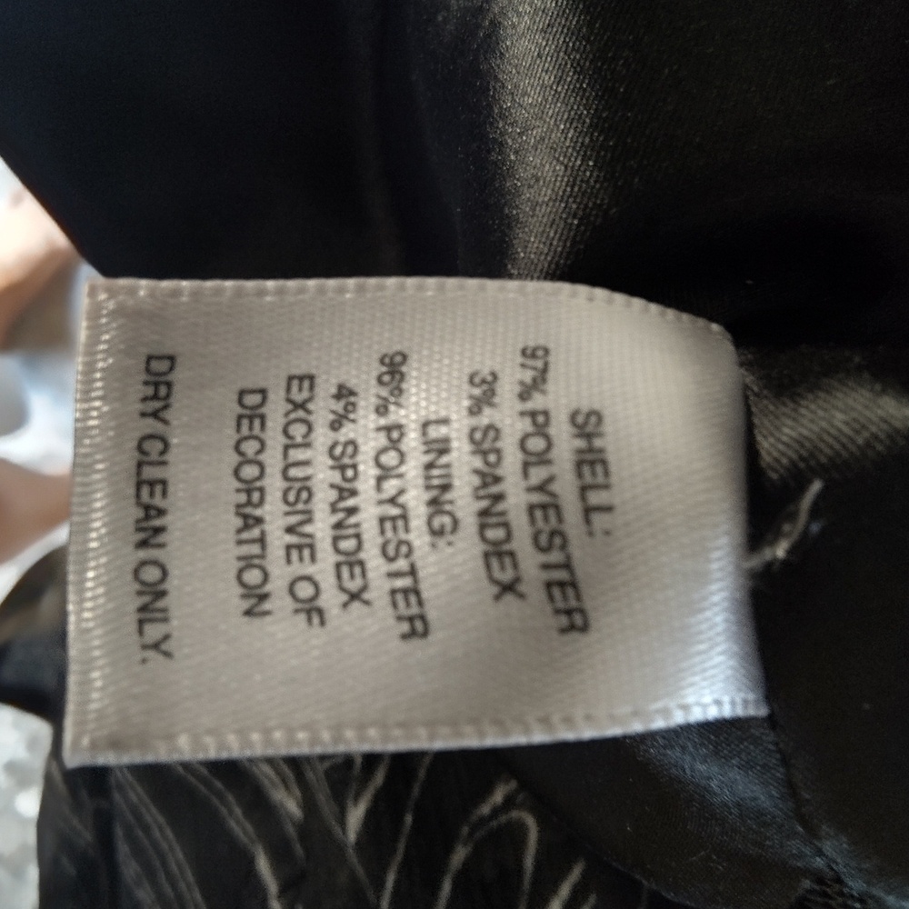 White House Black Market Black Satin Corset Top - Picture 6 of 7
